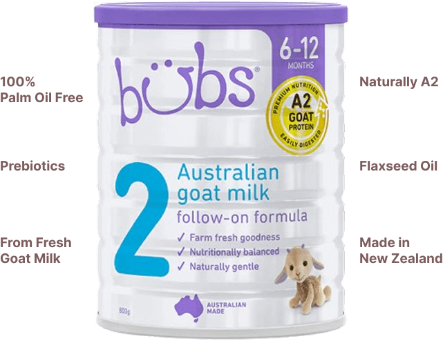 Natural Goat Milk Follow-on Formula