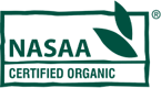 Certified organic by NASAA, ensuring the highest quality standards.