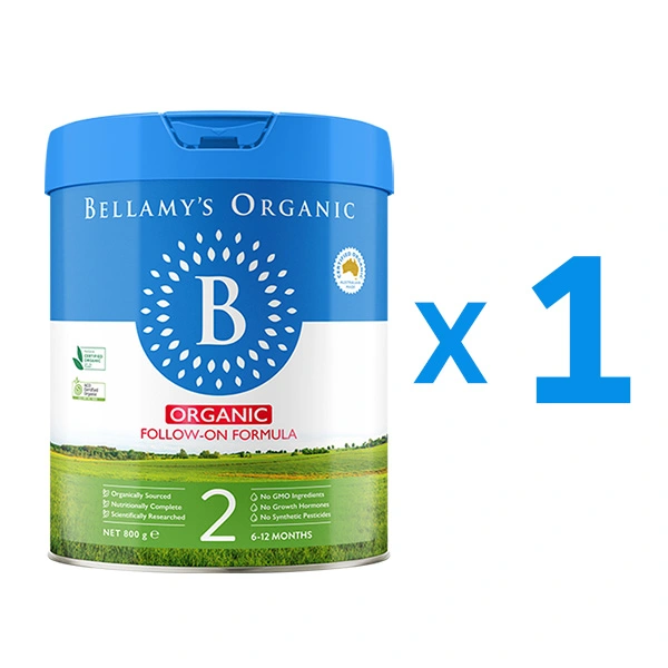 Bellamy's Organic Formula Milk Step 2 (6-12 months) Large Can 800g