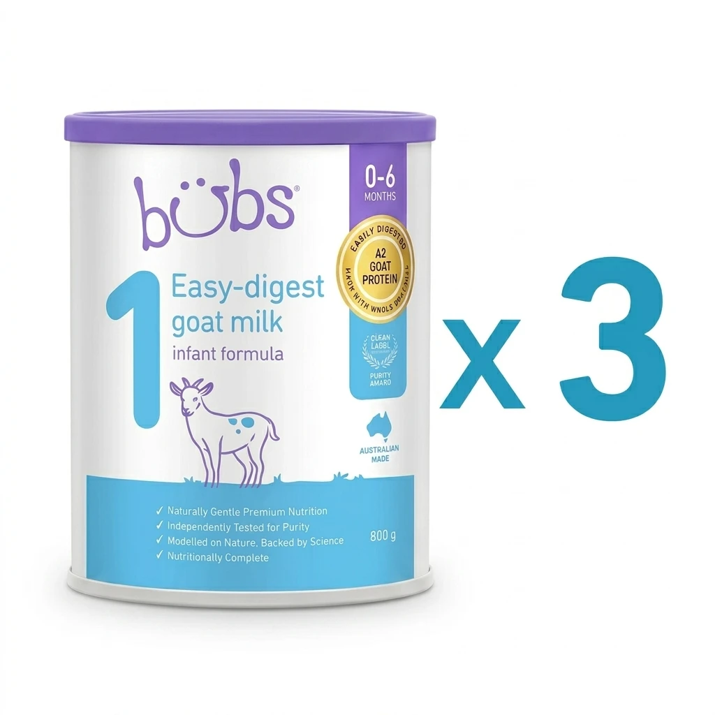 Bubs® Easy-digest Goat Milk Infant Formula Stage 1 (3)